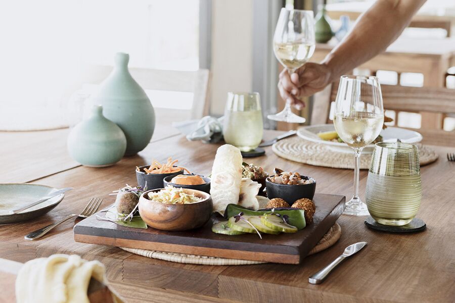 Exotics Cuisine and flavors when fine dining in Botswana