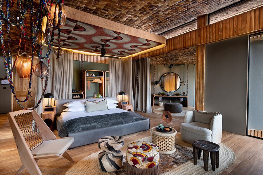 Luxury accommodation suite in the bush while on luxury safari with Premier Africa in Serengeti National Park