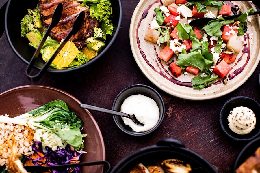 Fine dining cuisine in Volcanoes National Park at luxury accommodation while on luxury safari.