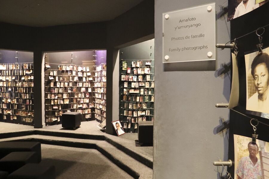 Kigali museum, sightseeing with a tour group