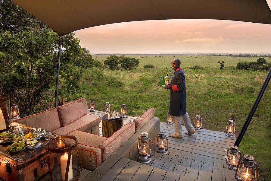 luxury accommodation with private butler and stunning view.